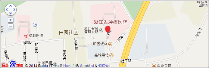 浙江省肿瘤医院地图位置